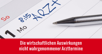 Die wirtschaftlichen Auswirkungen nicht wahrgenommener Arzttermine